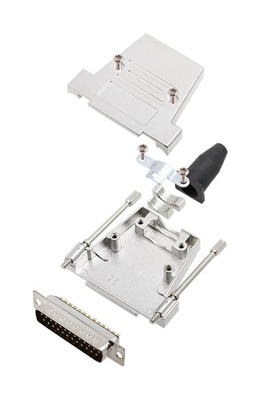 Amphenol Communications Solutions L17Dtsl25-Rg-Ljs-T+L717Sdb25P D Sub Connector, Plug, 25Pos, Solder