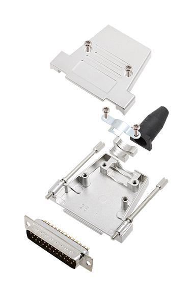 Amphenol Communications Solutions L17Dtsl37-Rg-Ljs-T+L717Sdc37P D Sub Connector, Plug, 37Pos, Solder