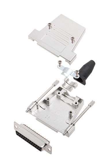 Amphenol Communications Solutions L17Dtsl37-Rg-Ljs-T+L77Sdc37S D Sub Connector, Rcpt, 37Pos, Solder