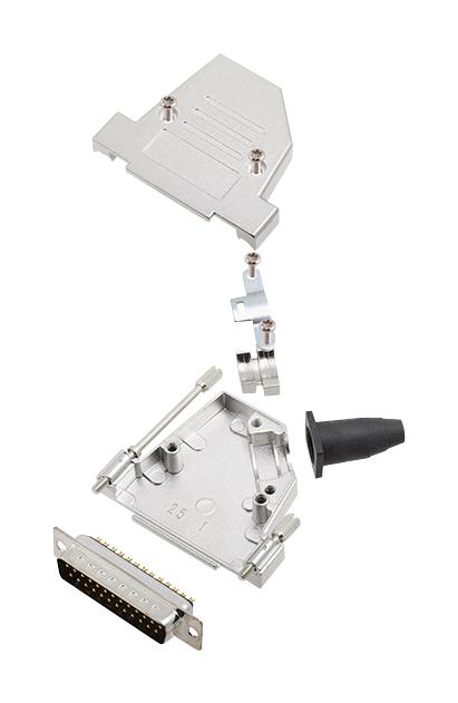 Amphenol Communications Solutions L17Dtsl37-Rg-Ljs-S+L717Sdc37P D Sub Connector, Plug, 37Pos, Solder