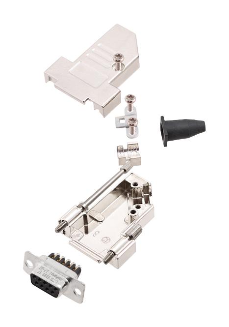 Amphenol Communications Solutions L17Dtsl09-Rg-Ljs-S+L77De09Sst D Sub Connector, Rcpt, 9Pos, Screw