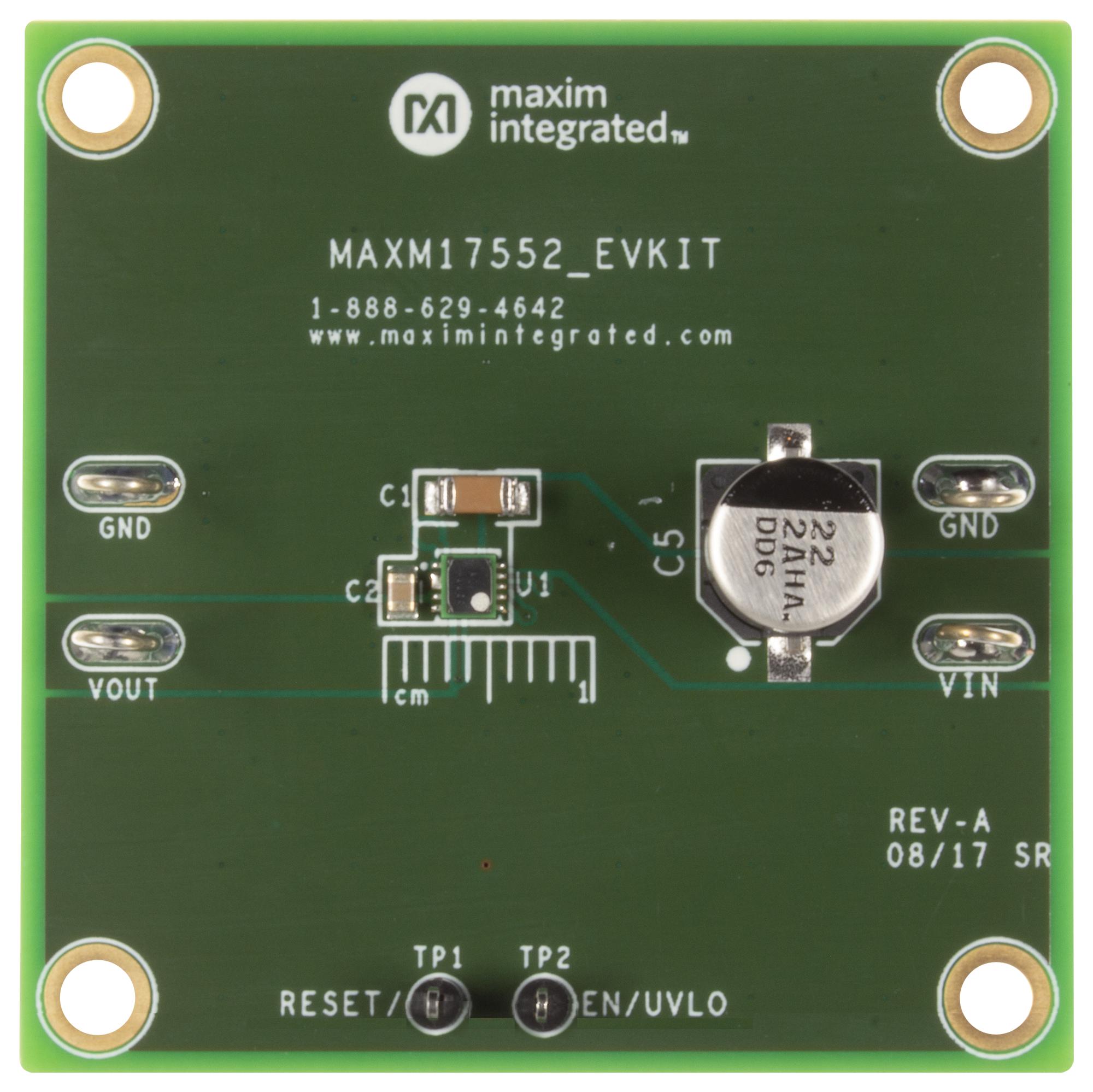 Analog Devices Maxm17552Evkit# Evaluation Kit, Synchronous Buck Module