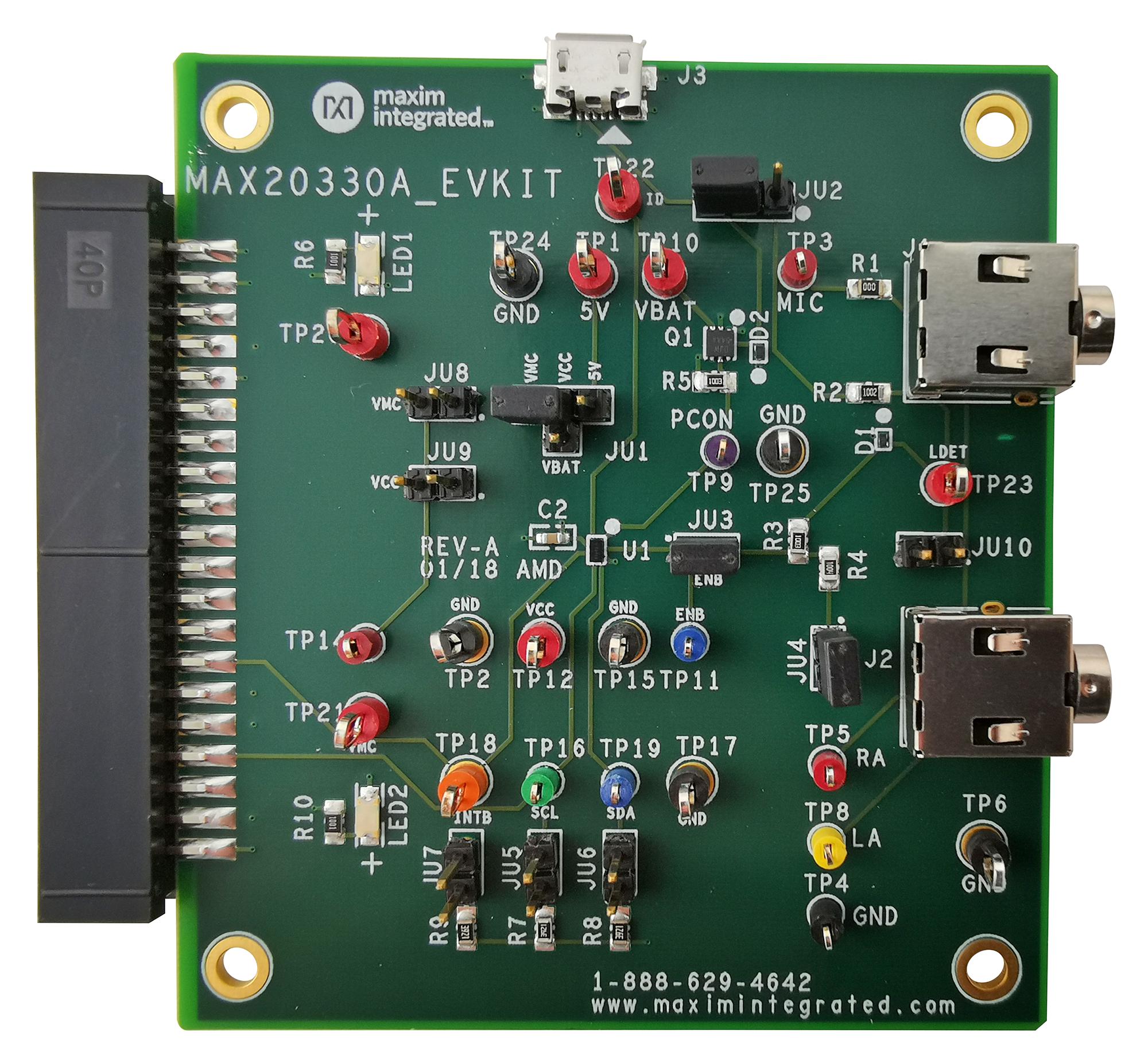 Analog Devices Max20330Aevkit# Evaluation Kit, Id Detector