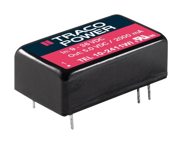 Traco Power Tel10-4823Wi Dc-Dc Converter, 2 O/p, 10W