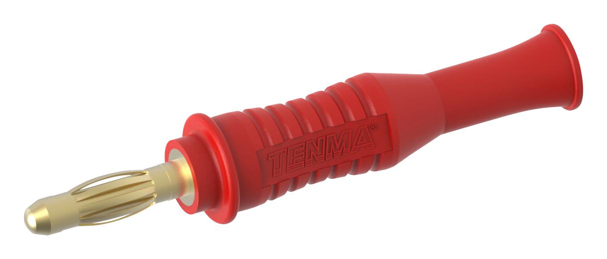 Tenma 72-13680 Conn, Banana, Plug, 36A, Solder, Red