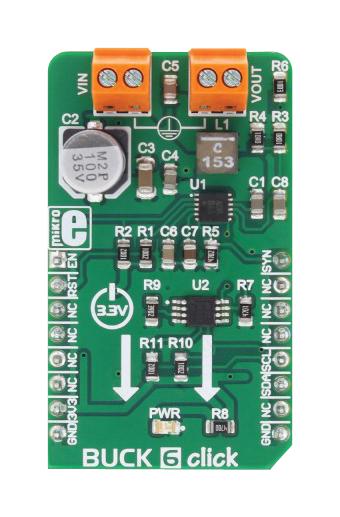 Mikroelektronika Mikroe-2957 Buck 6 Click Board