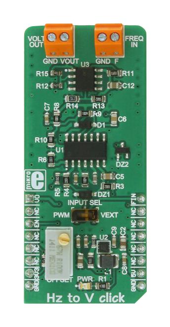 Mikroelektronika Mikroe-2890 Hz To V Click Board