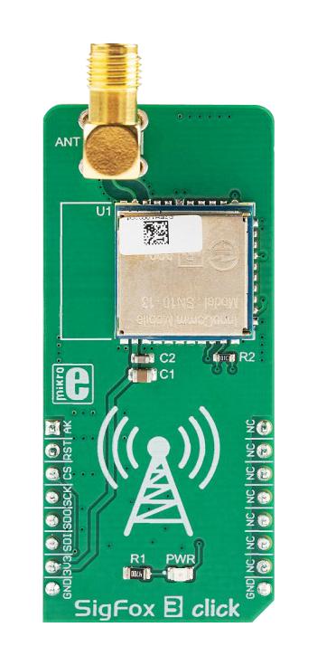 Mikroelektronika Mikroe-3163 Sigfox 3 Click Board