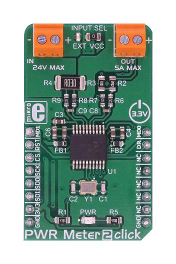 Mikroelektronika Mikroe-3150 Pwr Meter 2 Click Board