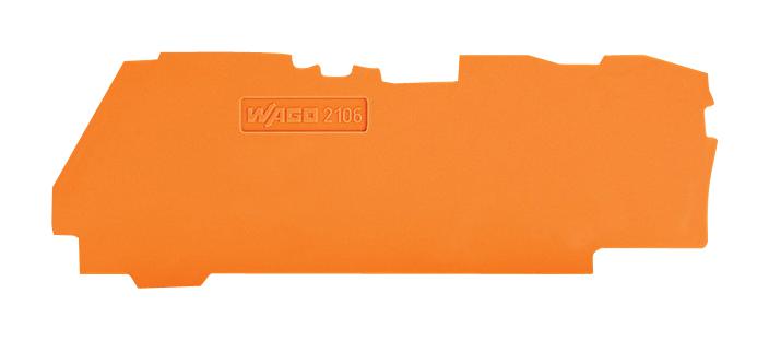 Wago 2106-1392 End & Intermediate Plate, Terminal Block