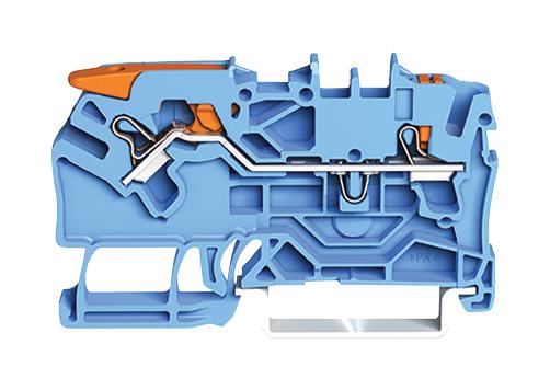 Wago 2102-5204 Terminal Block, Din Rail, 2Ways, 12Awg