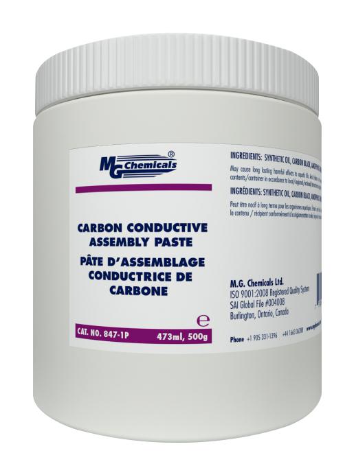 Mg Chemicals 847-1P Carbon Conductive Grease, Jar, 500G