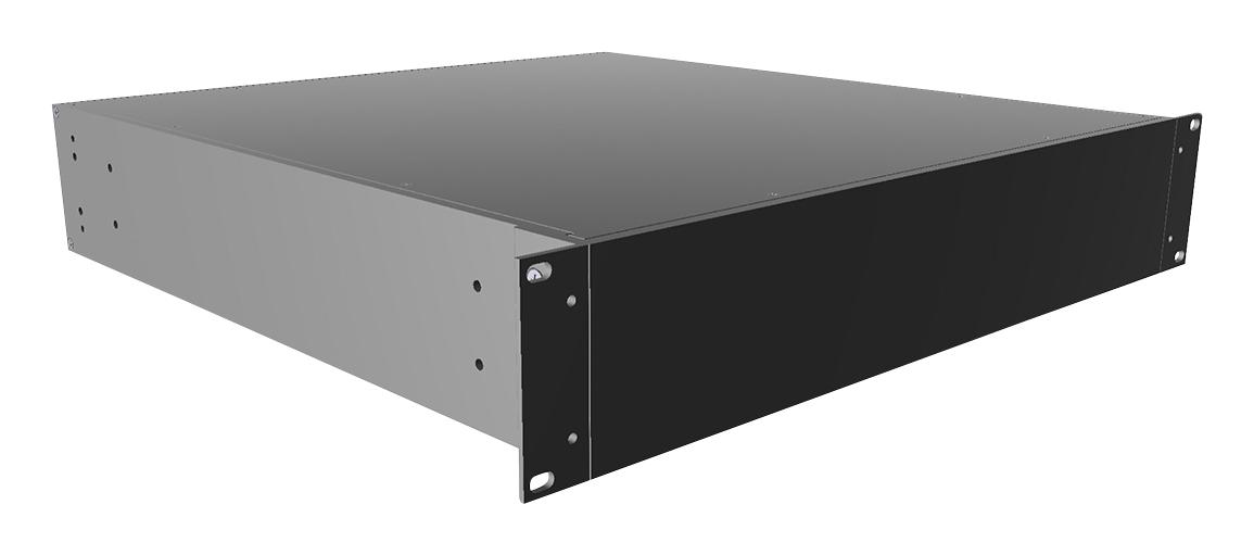 Hammond Rm2U1918Sbk.. Rack Mount Cabinet, Alum, Black