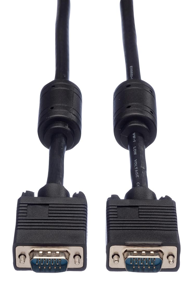 Roline 11.04.5656 Comp Cable, Hd-D Sub 15P Plug-Plug, 6M