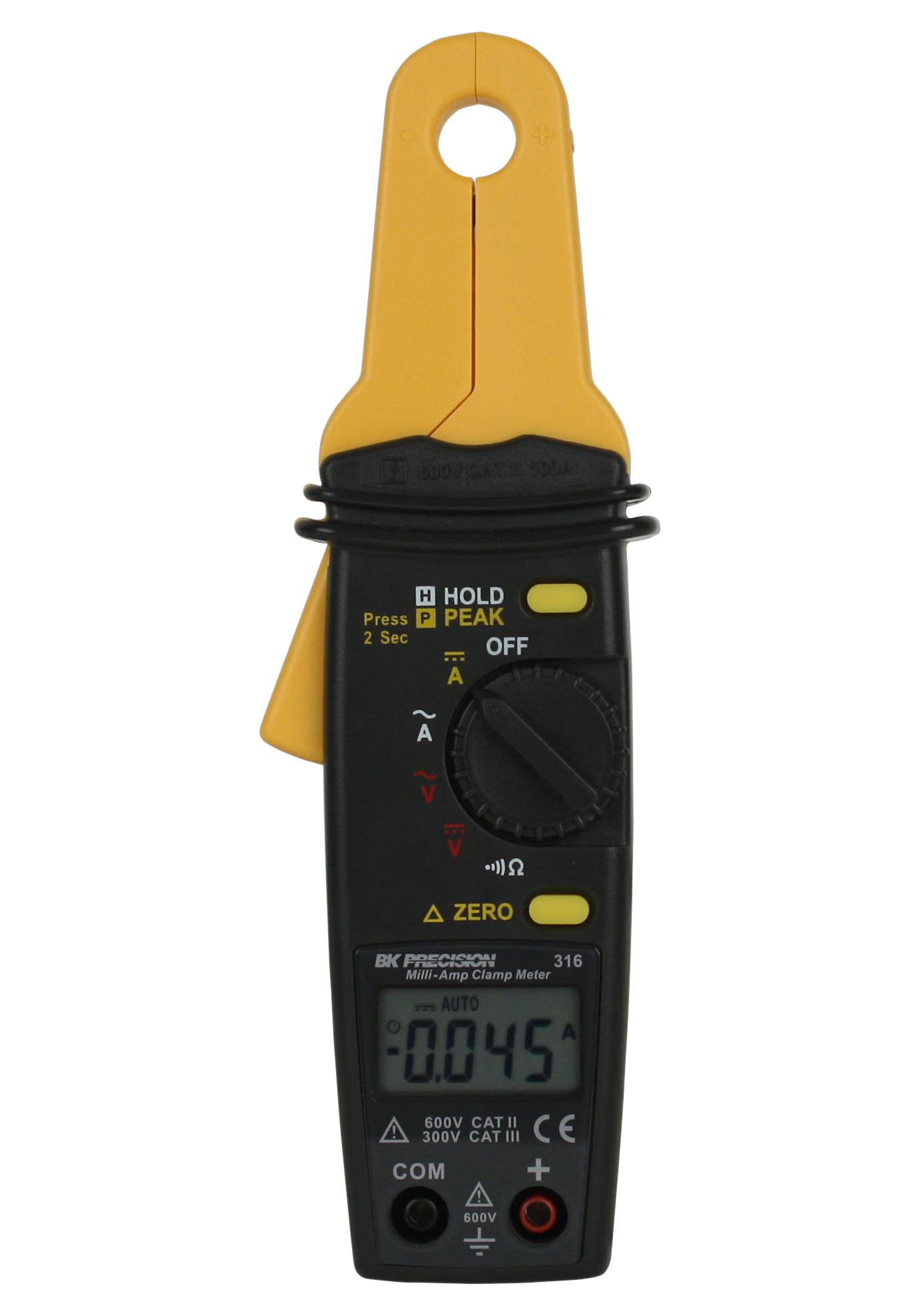 B&k Precision Bk316 Ac/dc Clamp Meter, 100A, 12.5Mm