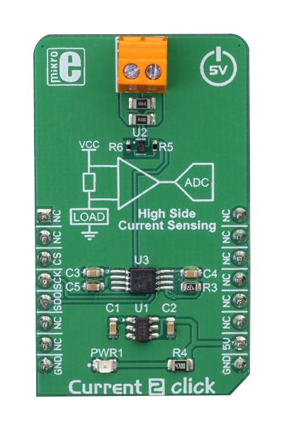 Mikroelektronika Mikroe-3292 Current 2 Click Board