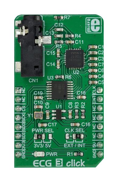 Mikroelektronika Mikroe-3273 Ecg 3 Click Board