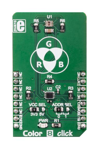 Mikroelektronika Mikroe-3213 Colour 8 Click Board