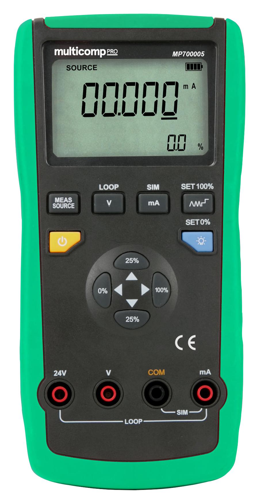 Multicomp Pro Mp700005 Single Function Loop Calibrator, 410G