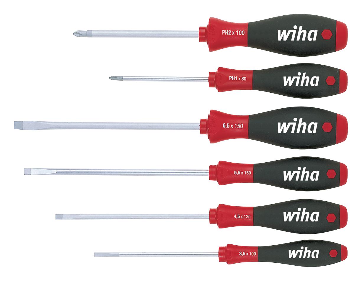 Wiha 07153 Screwdriver Set, 6Pc