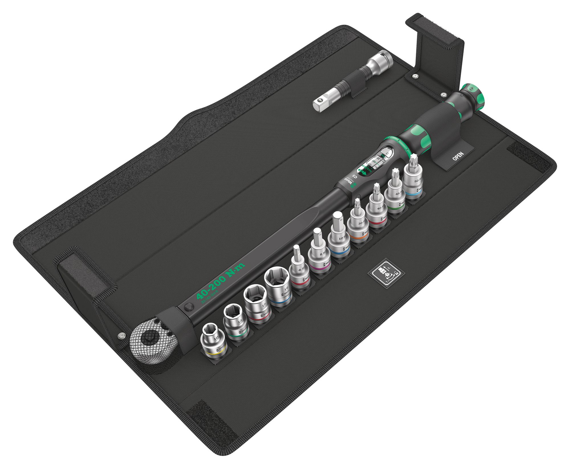 Wera 05075680001 Click Torque C3 Set, 13Pc