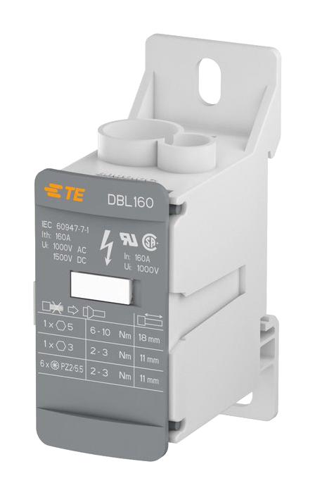 Entrelec - Te Connectivity 1Snl316010R0000 Tb, Power Distribution, 1Pole, 00Awg