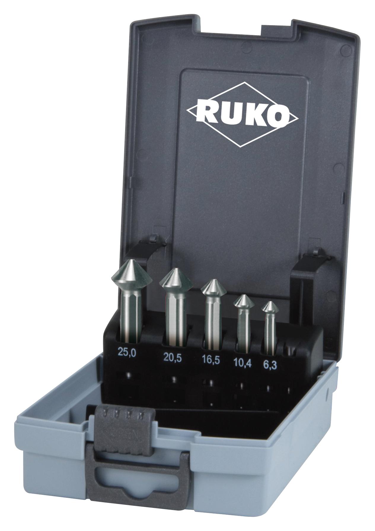 Ruko 102791Ro Ultimate Cut Countesinker 5-Piece Hss