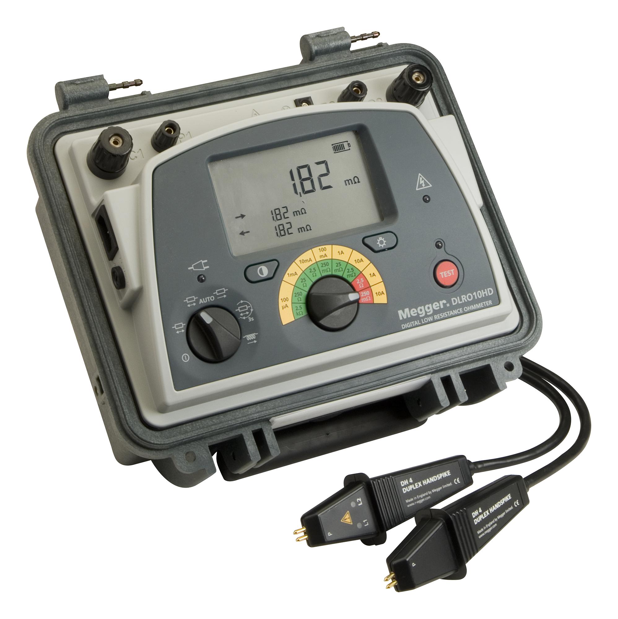 Megger Dlro10Hd Dlro10Hd Ohmmeter +Dh4-C