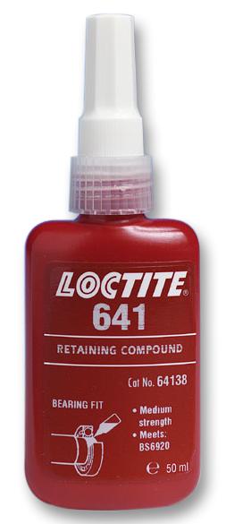 Loctite 641, 50Ml Loctite 641, Bearing Fit 50Ml Btl