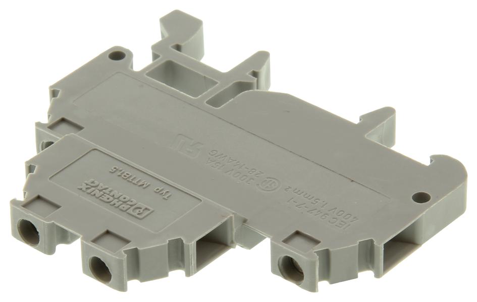 Phoenix Contact 1414129 Terminal Block, Din Rail, 4Pos, 12Awg