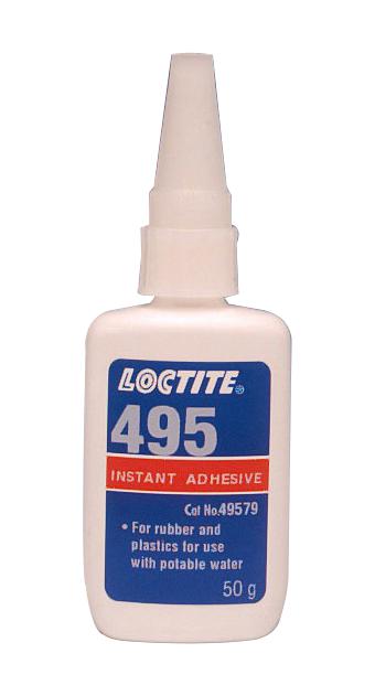 Loctite 495, 50G Adhesive, 495, Med Viscosity, 50G