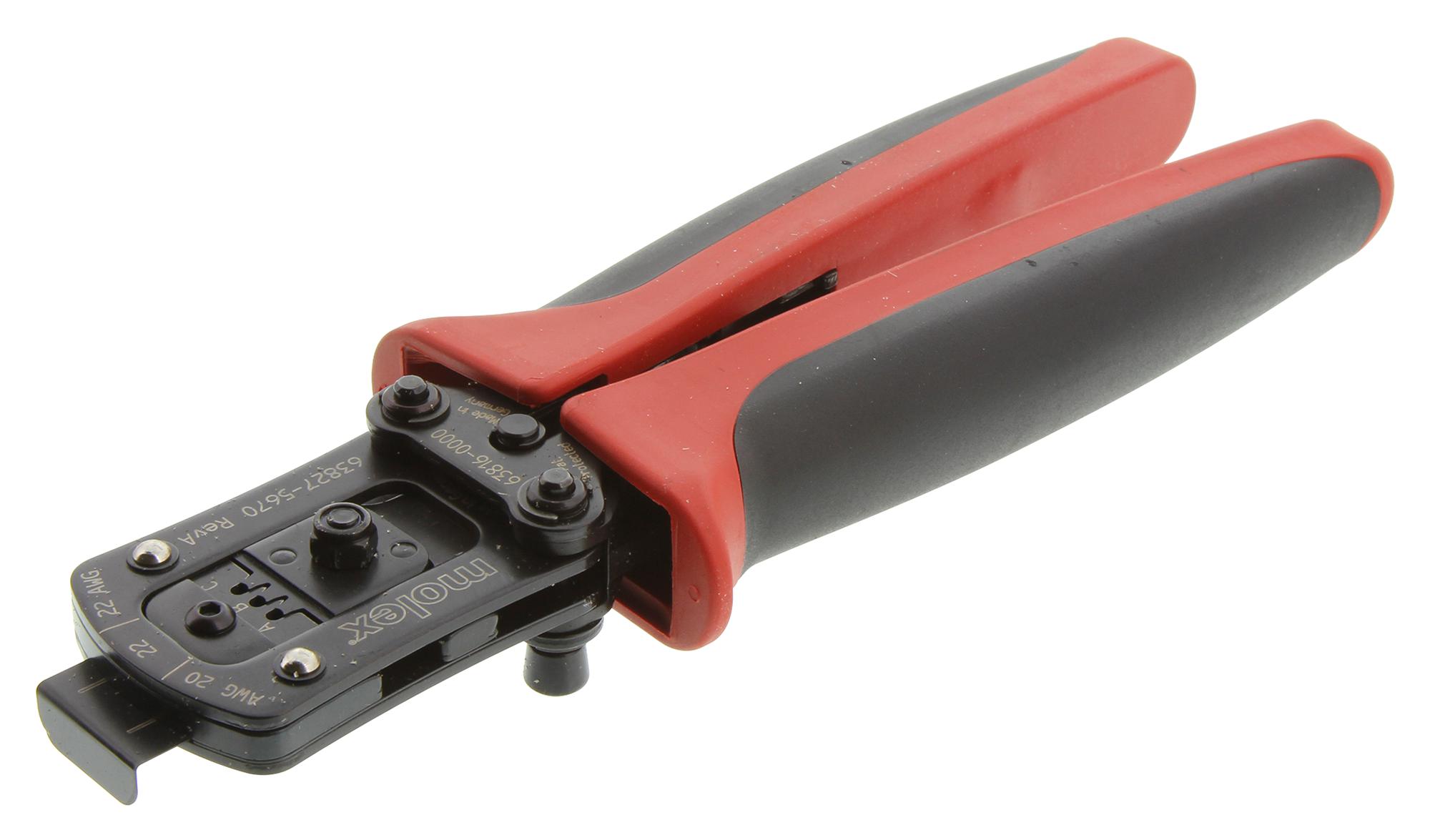 Molex 63827-5600 Ratchet Crimp Tool, 22-20 Awg Contact