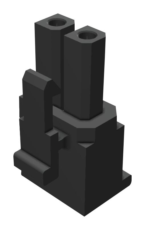 Molex 15-31-1022 Connector Housing, Rcpt, 2Pos, 4.8Mm