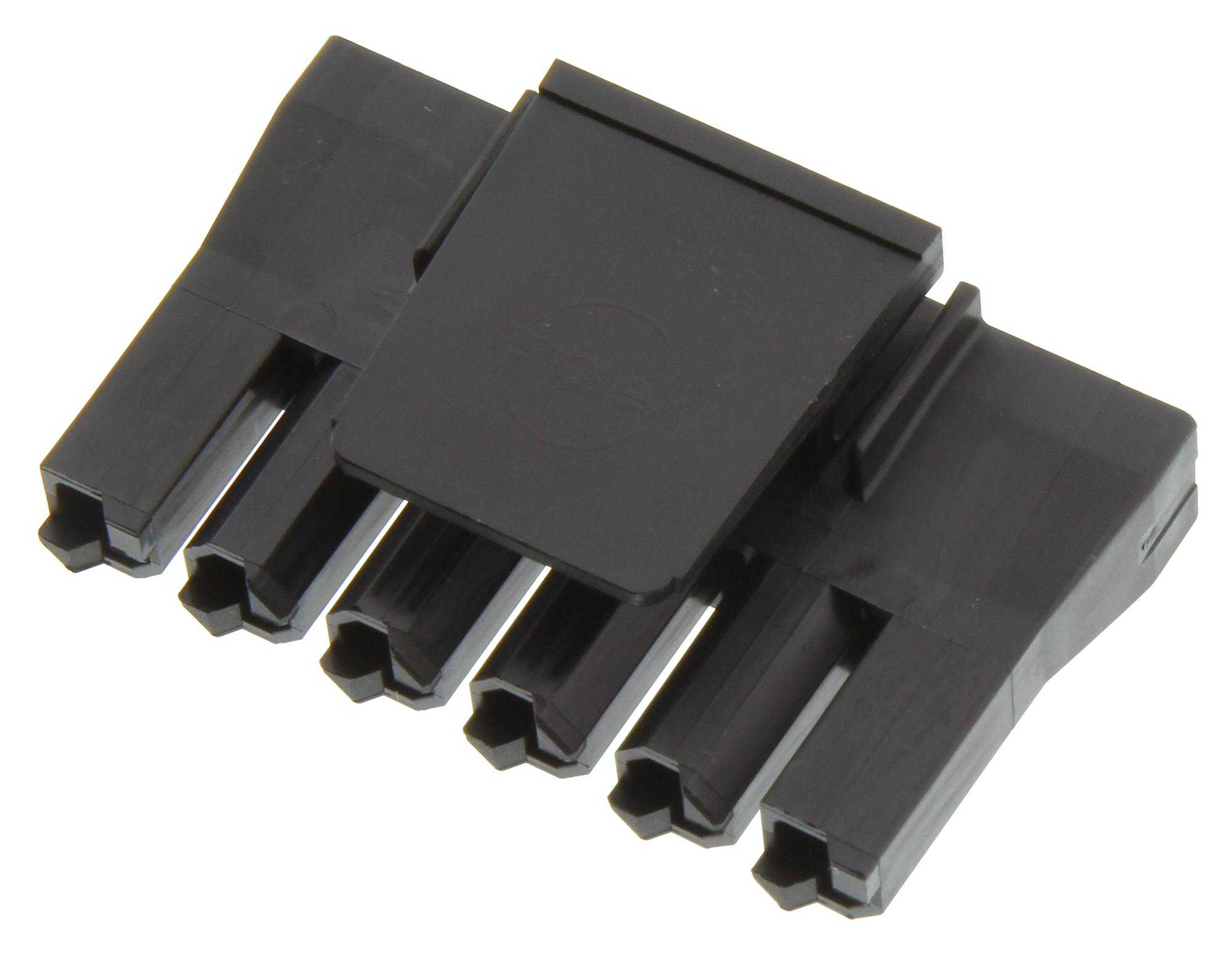 Molex 172672-2006 Connector Housing, Rcpt, 6Pos, 7.5Mm