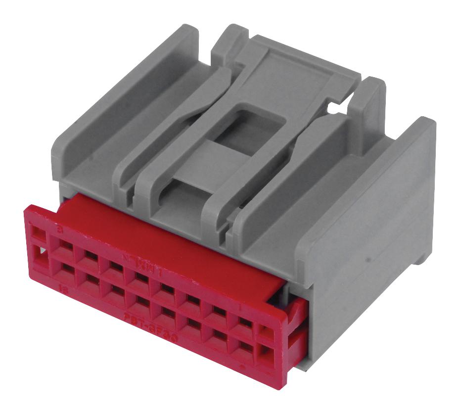 Molex 30700-1187 Connector Housing, Rcpt, 18Pos, 2.54Mm