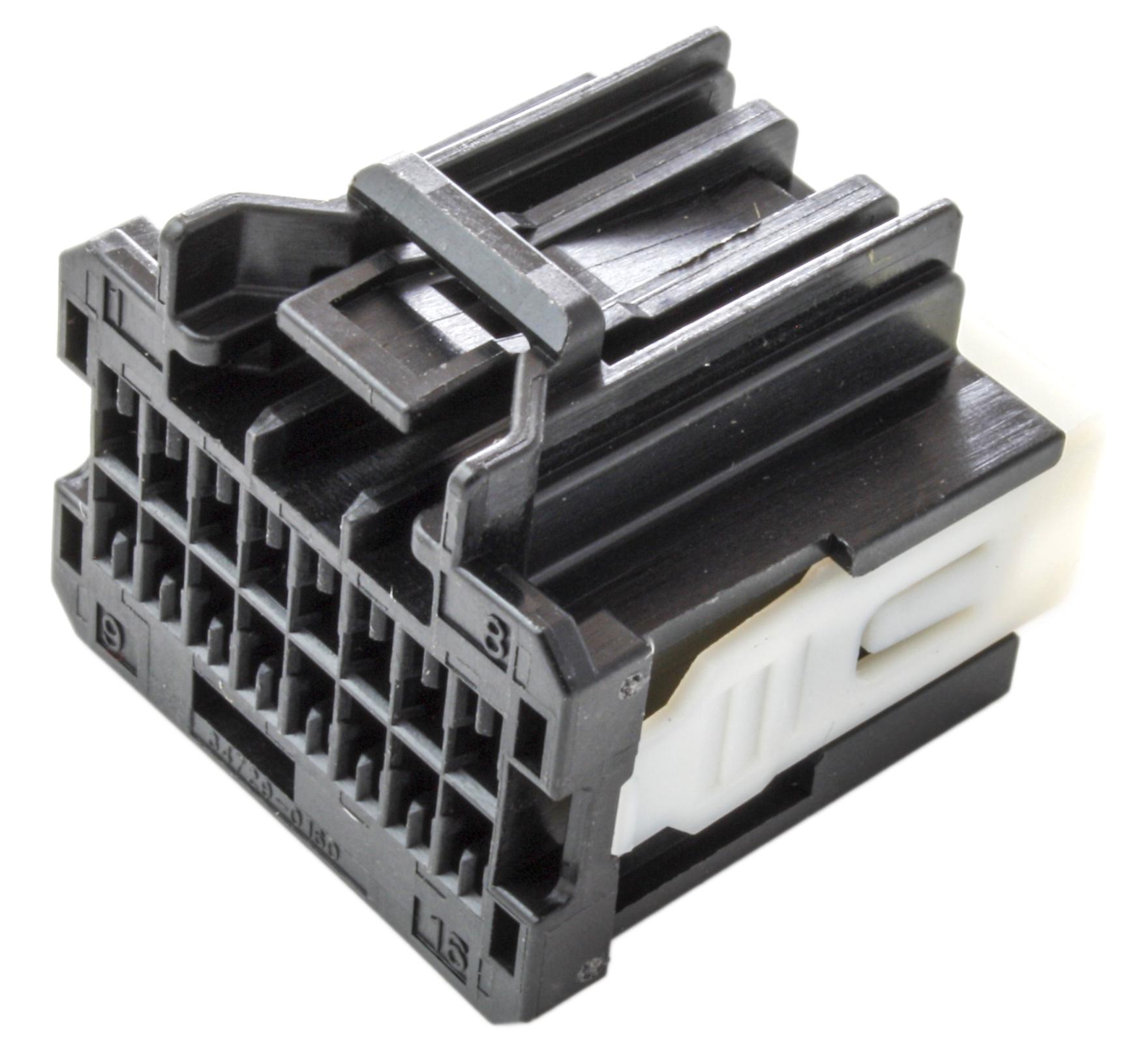 Molex 34729-0160 Automotive Conn Housing, Rcpt, 16Pos