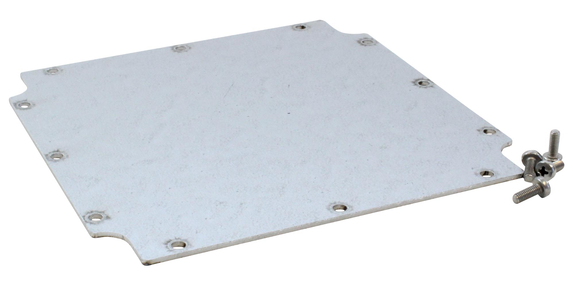 Hammond 1554Qpl Bottom Plate, Steel, Natural