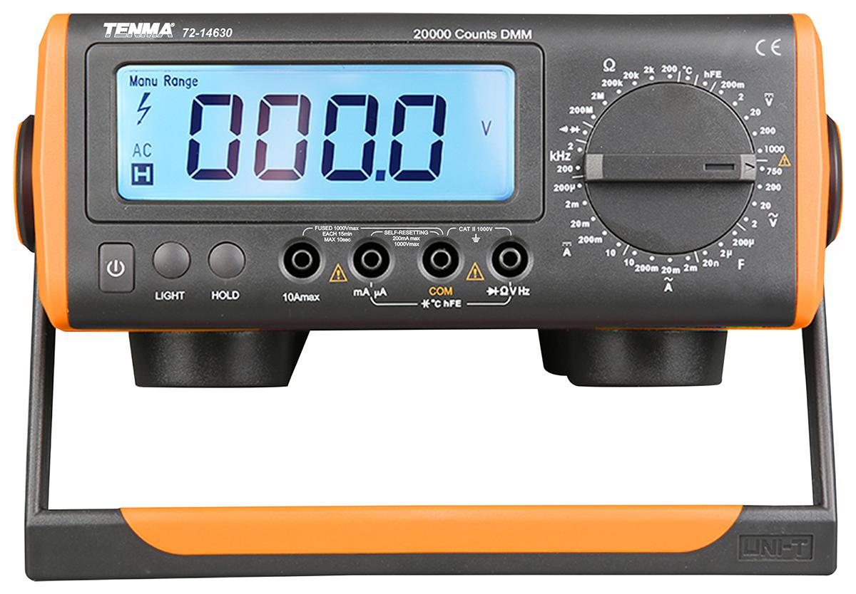 Tenma 72-14630 Digital Multimeter, Bench, 10A, 1Kv