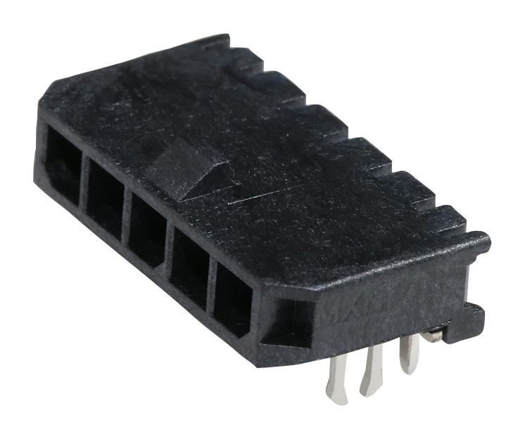 Molex 43650-0504 Wtb Connector, Header, 5Pos, 1Row, 3Mm