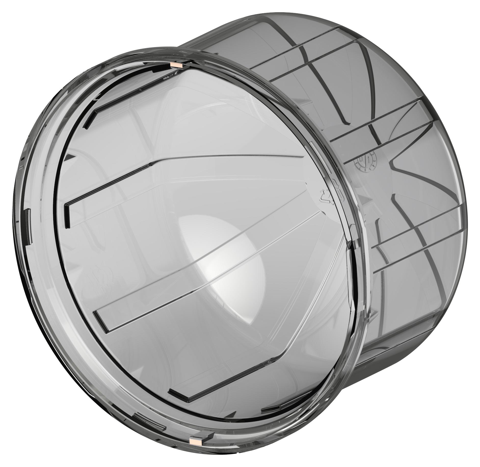 Te Connectivity 2328823-3 Led Lens, Dome, Pc, Grey, 80Mm