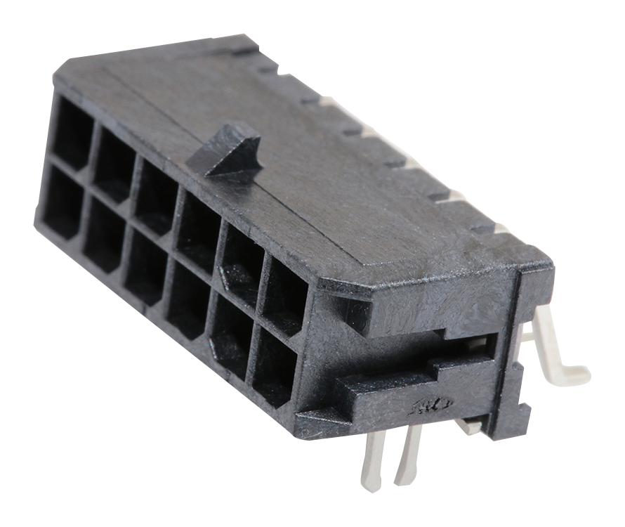 Molex 43045-1207 Wtb Conn, Header, 12Pos, 2Row, 3Mm