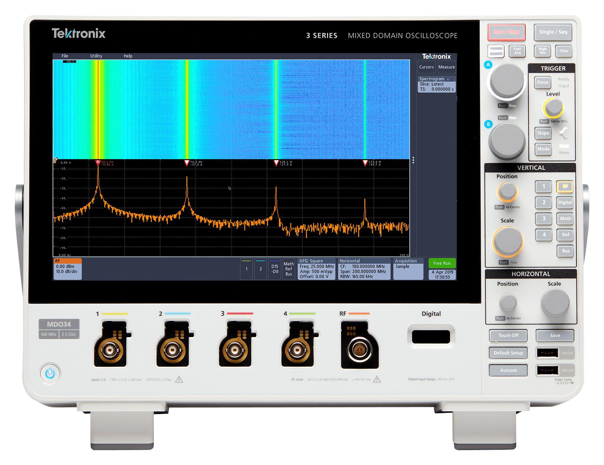 Tektronix Mdo32 3-Bw-1000 Mixed Domain Osc, 2+16Ch, 1Ghz