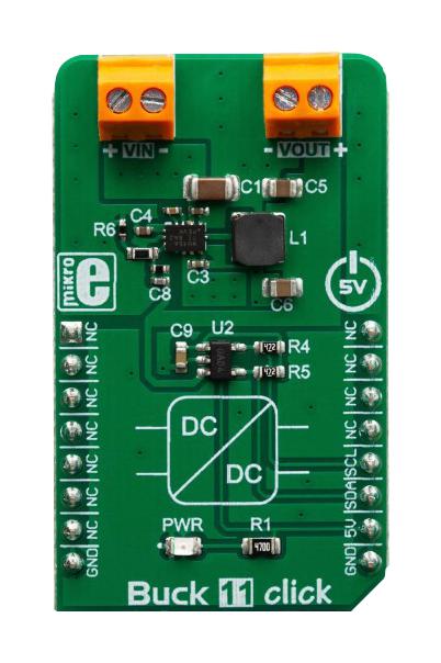 Mikroelektronika Mikroe-3438 Buck 11 Click Board