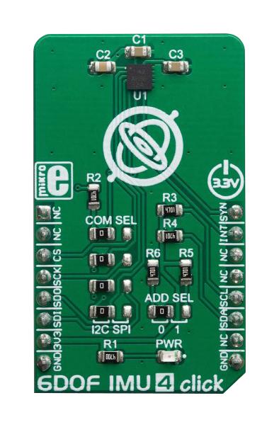 Mikroelektronika Mikroe-3410 6Dof Imu 4 Click Board