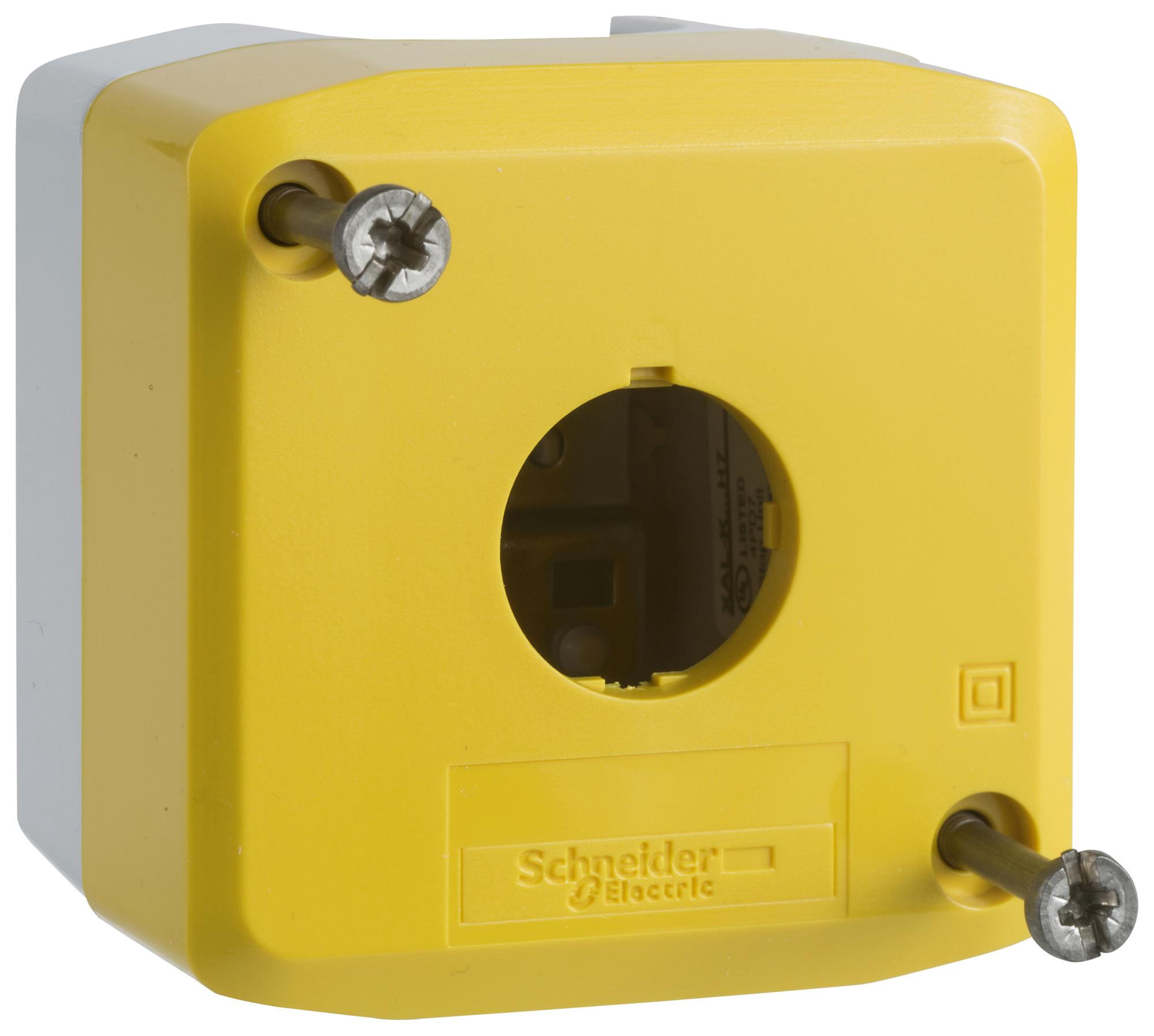 Schneider Electric Xalk01H7 Enclosure, Electrical, Pc, Yellow/grey