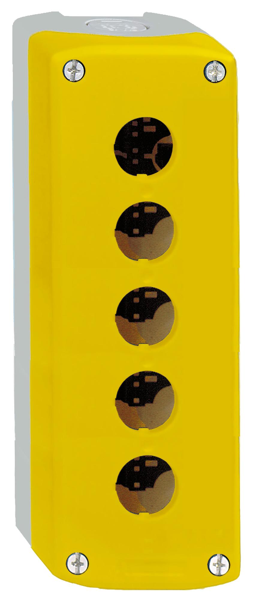 Schneider Electric Xalk05 Enclosure, Electrical, Pc, Yellow/grey