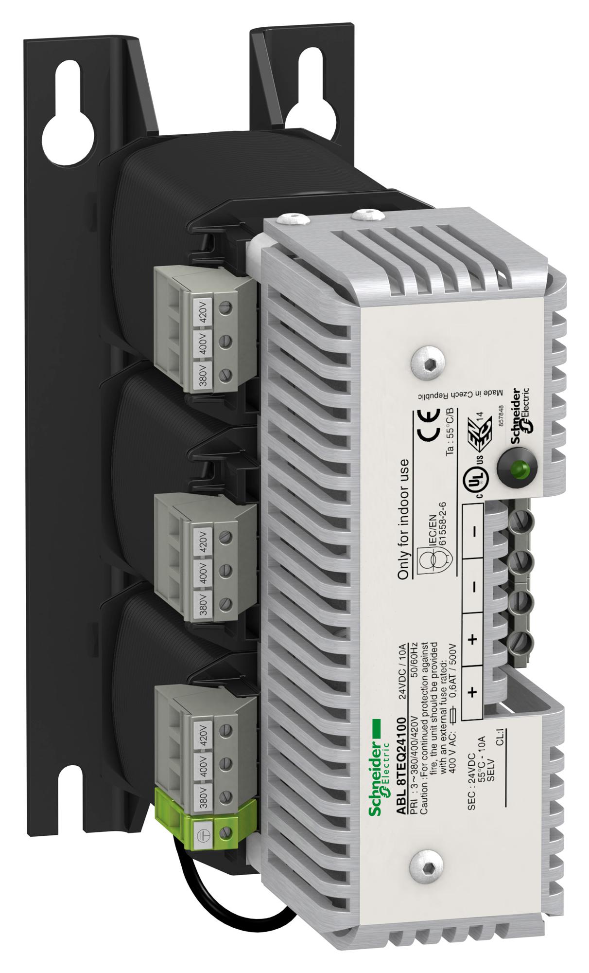 Schneider Electric Abl8Teq24200 Power Supply, Ac-Dc, 24V, 20A