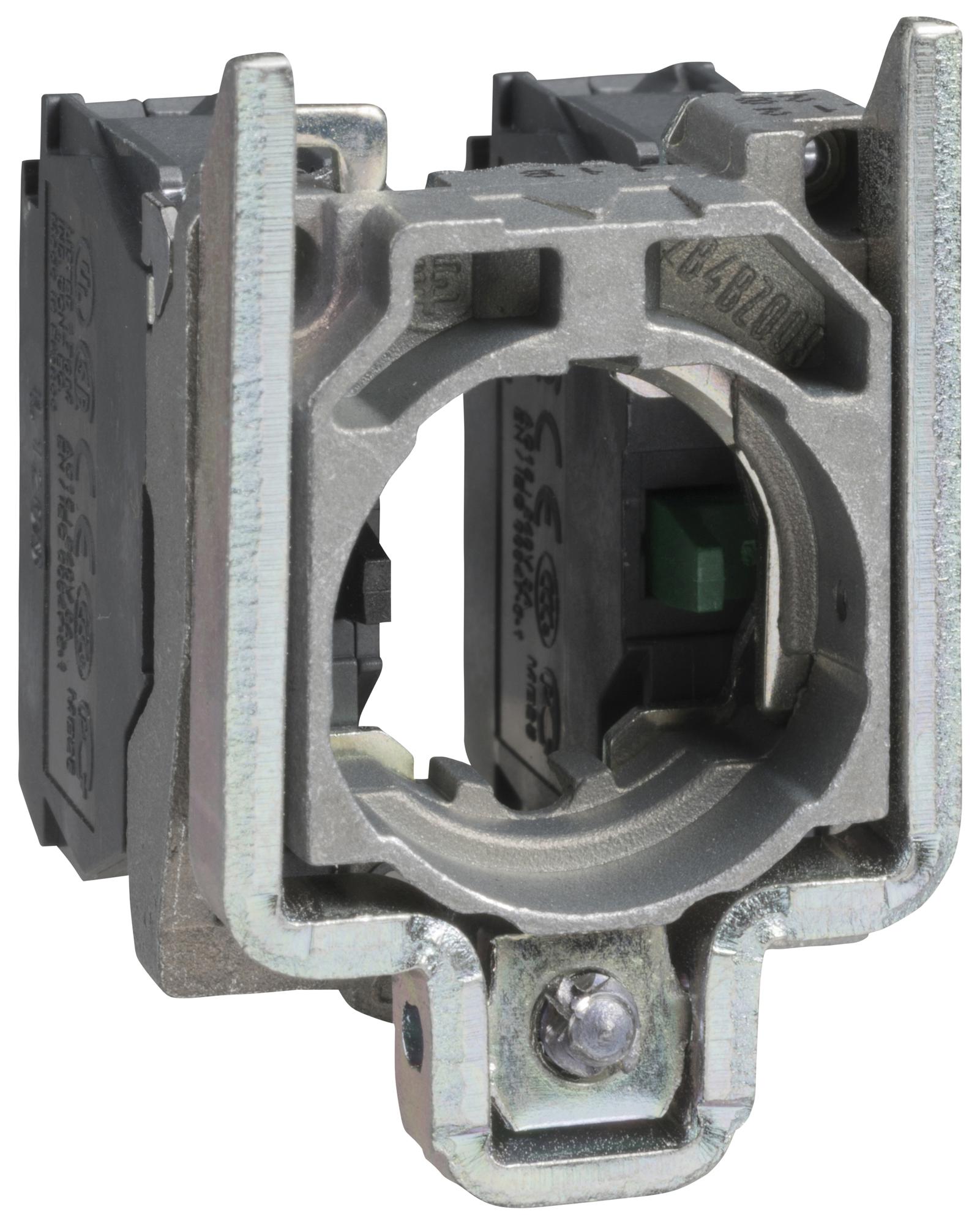 Schneider Electric Zb4Bz107 Contact Block. 6A, 120Vac, Screw Clamp