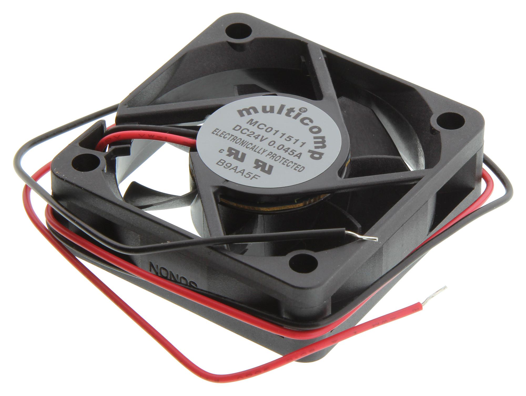 Multicomp Mc011510 Axial Fan, 35Mm, 12Vdc, 6.5Cfm, 21.8Dba