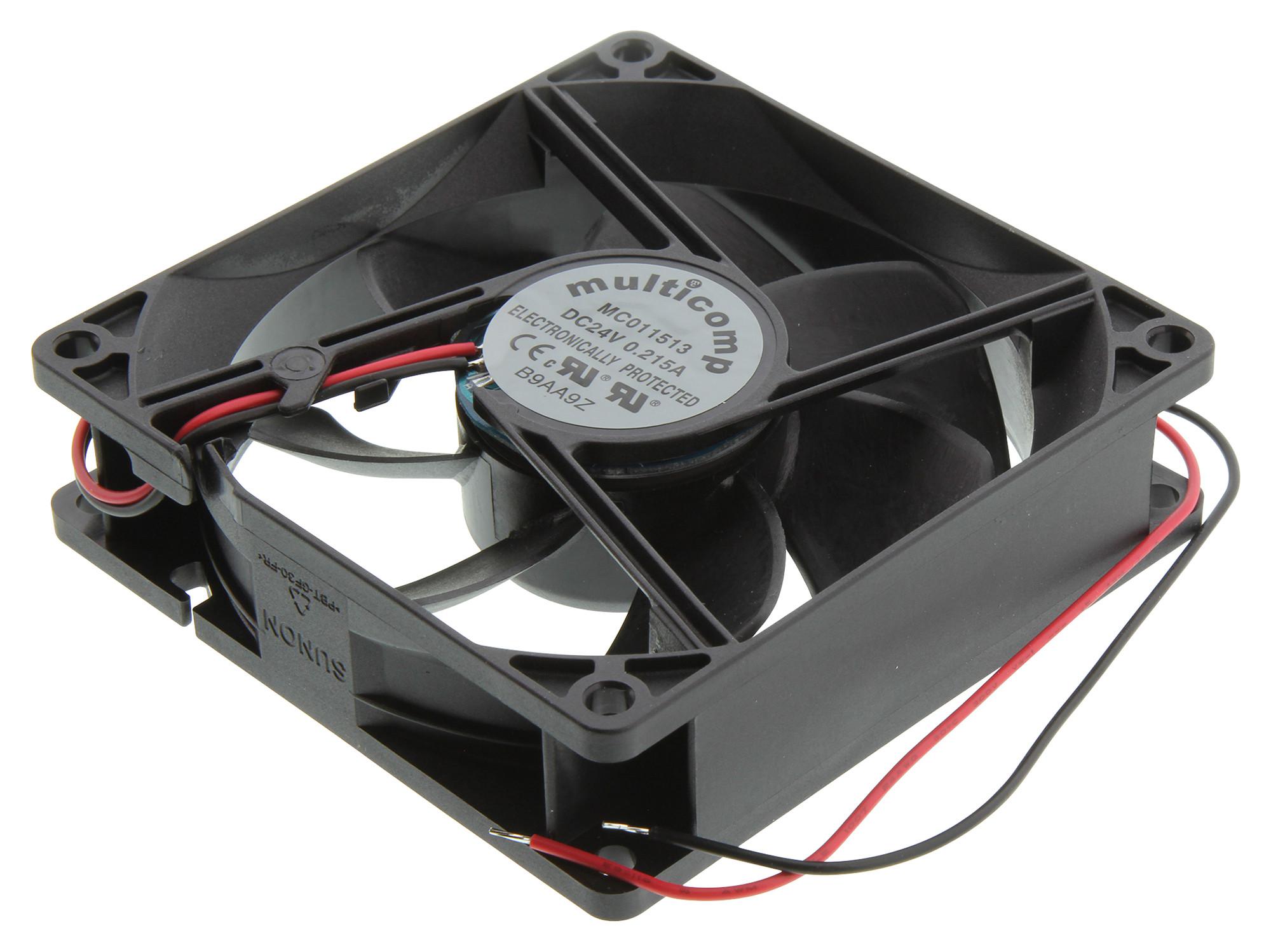 Multicomp Mc011513 Axial Fan, 92Mm, 24Vdc, 75Cfm